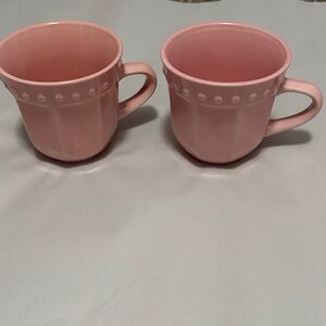 Charisma Collection by Elegant Dining pink coffee mugs